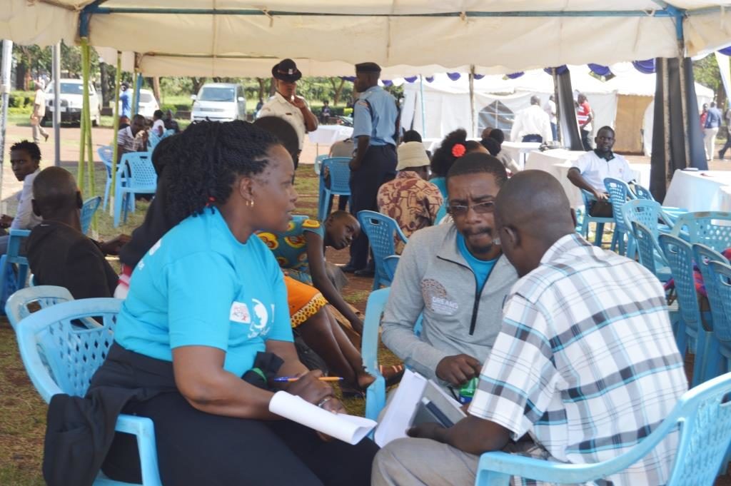 KELIN Legal team offer legal guidance to a participant at the clinic.